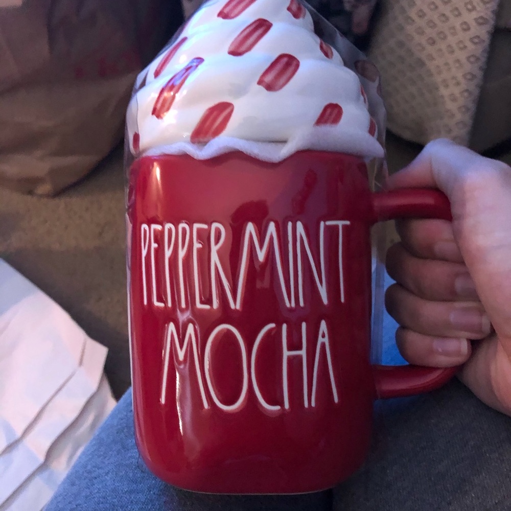 Rae Dunn Peppermint Mocha mug